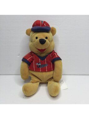 Disney Baseball Winnie the Pooh The Bee Stompers Plush Bean Yellow Red Blue